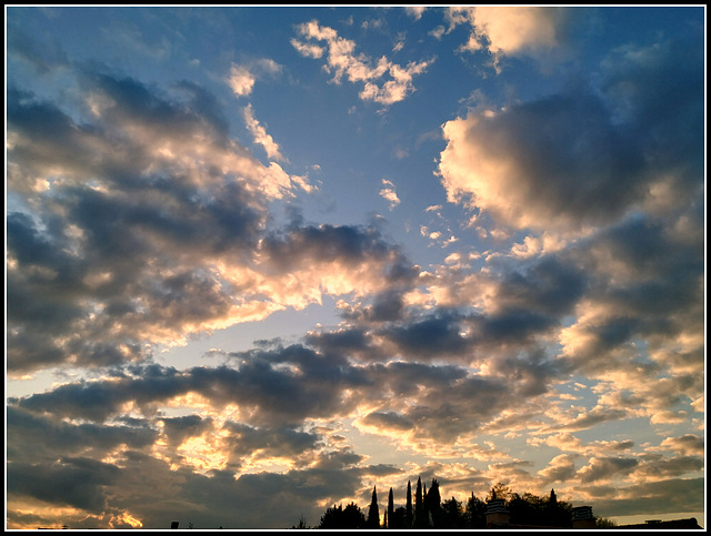 Nubes de la tarde, 1