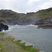 Hurricane at the Boscastle Harbor