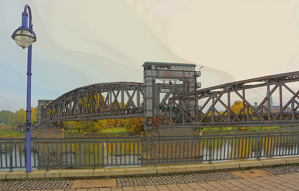 HFF von der alten Hubbrücke