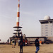 Sendemast auf dem Brocken im Oktober 2001