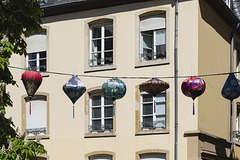 Luxemburg - Sommerdeko in der Altstadt