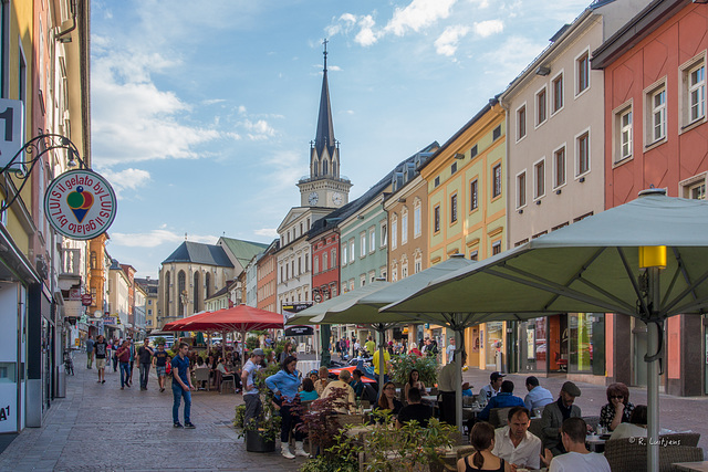 Villach: Fußgängerzone Hauptplatz