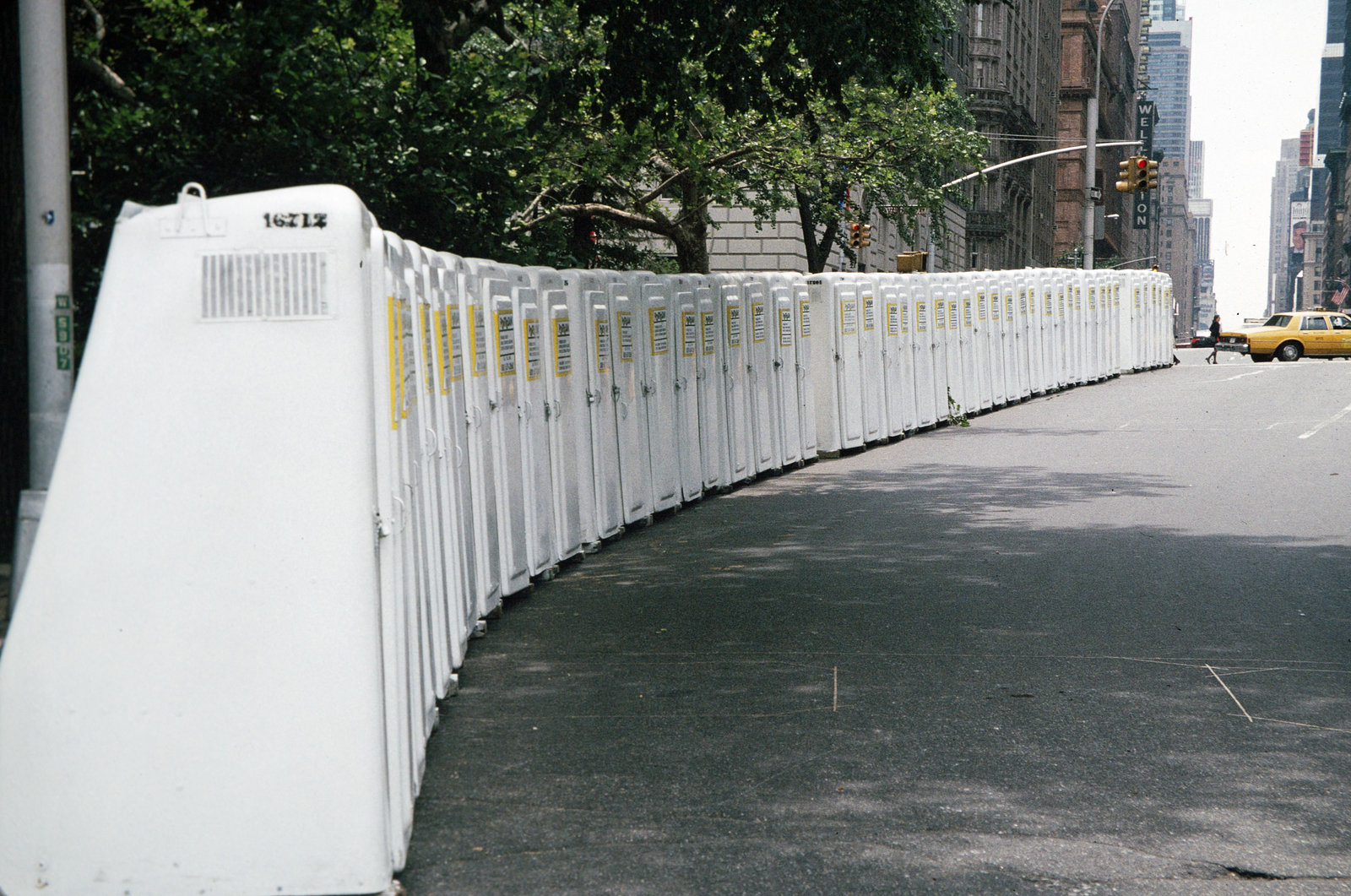 Porta-Potty Row in NYC