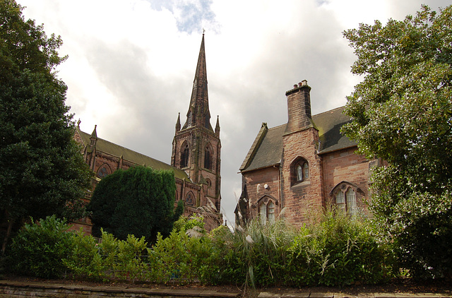 Holy Trinity Church and School, Hartshill Road, Hartshill, Stoke on Trent, Staffordshire