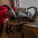 An old saddle in the Oldest House, Santa Fe