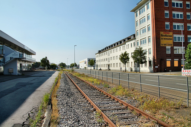 Werksbahngleis neben der Weseler Straße (Mülheim an der Ruhr) / 19.08.2018