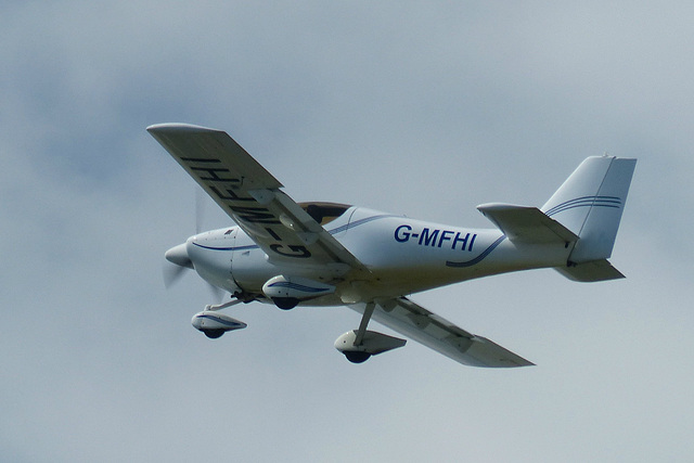 G-MFHI departing from Solent Airport - 13 August 2017