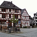Fachwerkhäuser am Hüttenplatz in Dillenburg an der Lahn