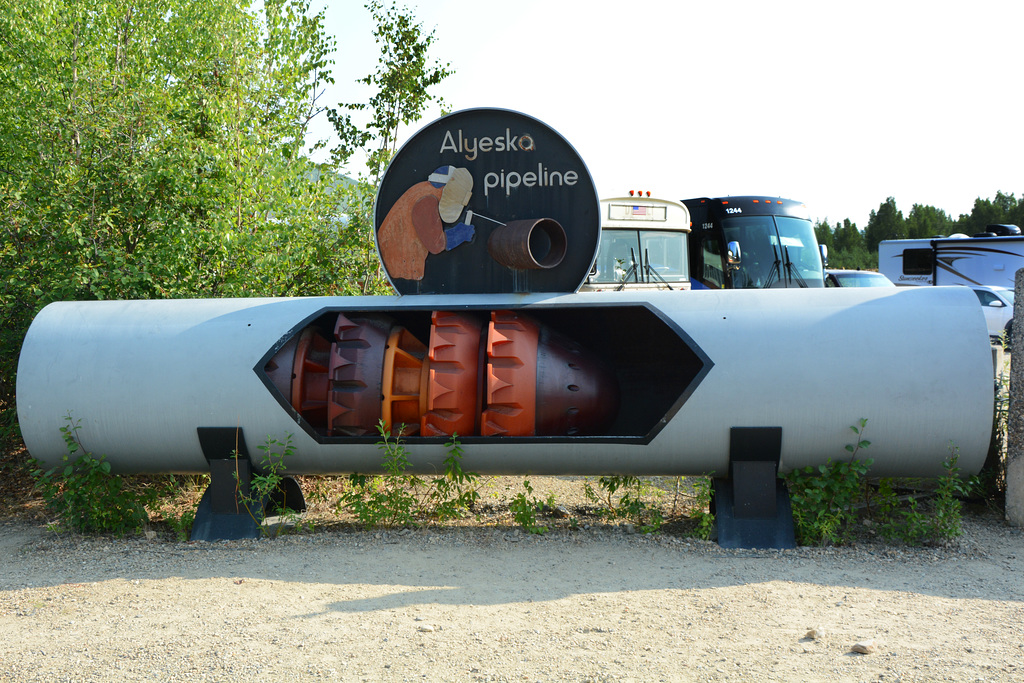 Alaska, Alyeska Pipeline Viewing Point