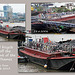A barge full of bikes Bermondsey - 2006 & 2013