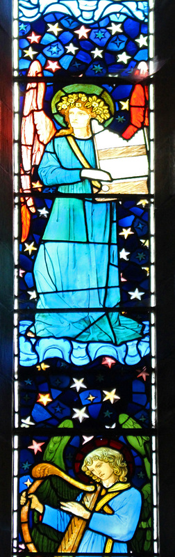 Detail of East Window, Staveley Church, Cumbria