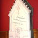 Monument to John Kirklinton, Saul, Kirklinton Church, Cumbria