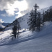 Sur la piste de ski