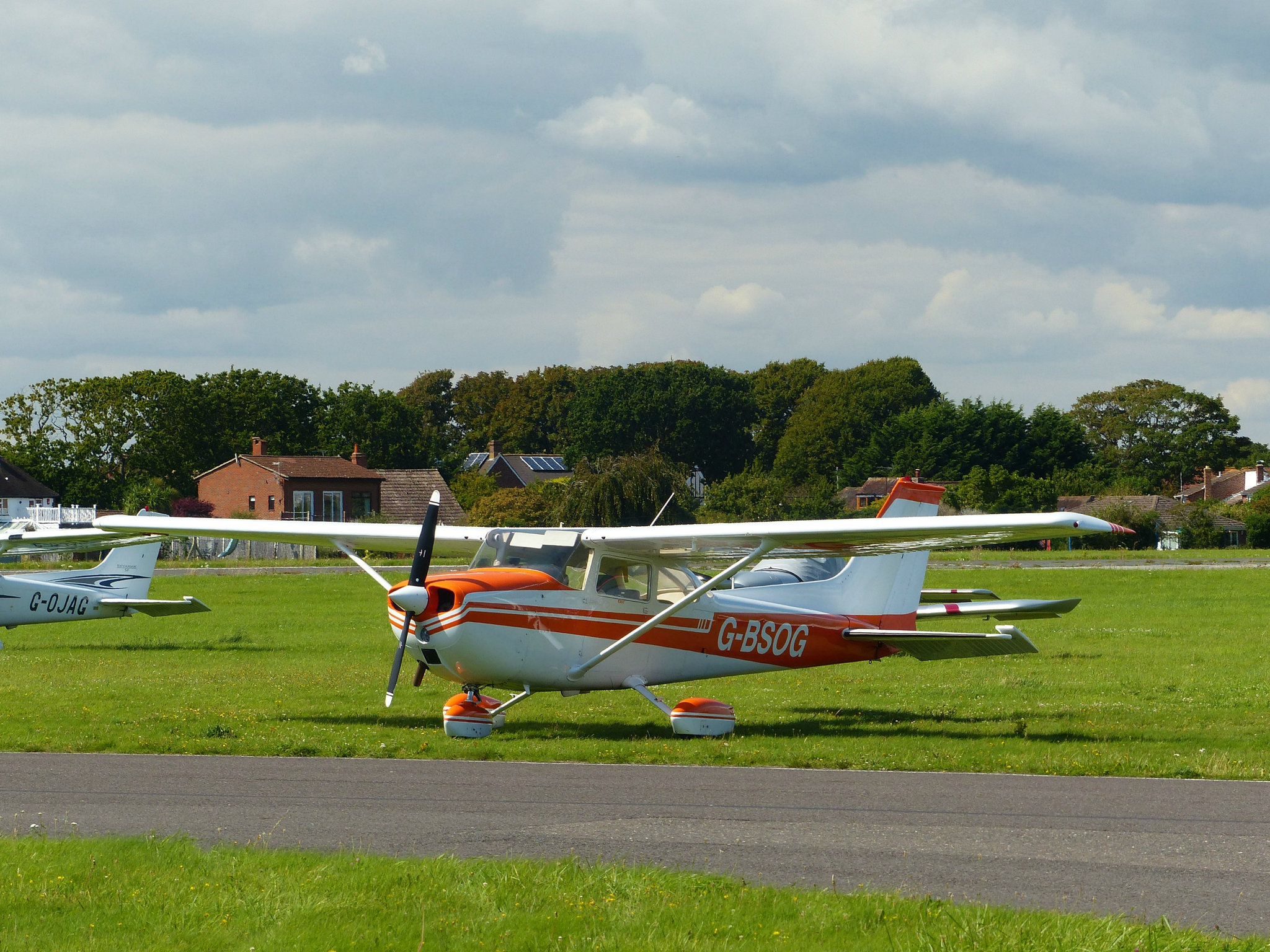 G-BSOG at Solent Airport - 13 August 2017