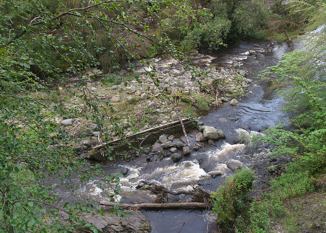 Angry waters in the Greta, near Keswick