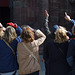 Touristes parvis de la cathédrale Strasbourg