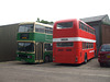DSCF1093 Former Ipswich Buses C101 CHM and former Eastern Counties OCK 385K at the EATM, Carlton Colville - 19 Aug 2015