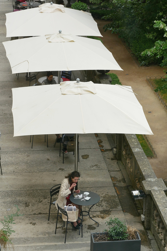 Petite salade en terrasse