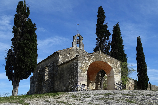 in bici alla Chapelle St Sixte