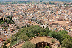 Alcazaba - Blick vom "Torre de la Vela" über den Westen von Granada