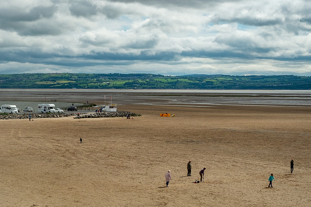 Beach Cricket at West Kirby