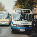 County Bus and Coach TP61 (B261 KPF) and Sovereign Buses 992 (K392 SLB) in St. Albans – 20 Sep 1997 (372-32)