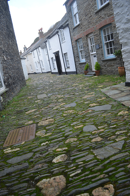 Boscastle, Valency Row, Medieval Pavement