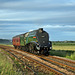 LNER class A4 60009 UNION OF SOUTH AFRICA on its return test run 5Z69 Scarborough - York NRM at Willerby Carr Crossing 16th June 2017