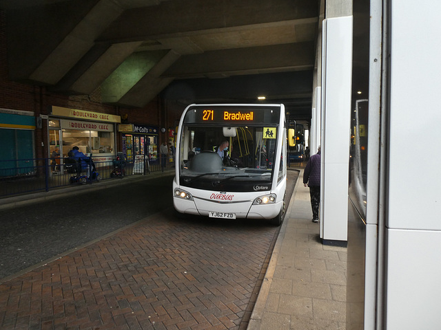 Our Bus (Our Hire) YJ62 FZD in Great Yarmouth - 29 Mar 2022 (P1110070)