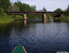 Canoeing Under the Abandoned Railway