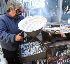 D. OLINDA and the best roasted chestnuts in Lisbon