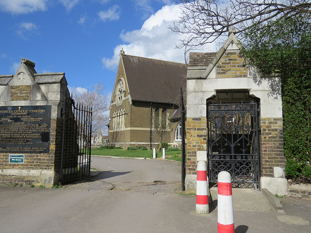 st patrick's cemetery, leyton, london