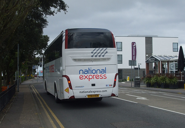 DSCF3364 East Yorkshire (National Express contractor) 82 (YY63 OEN) leaving Clacton-on-Sea - 14 May 2016 DSCF3364 East Yorkshire (National Express contractor) 82 (YY63 OEN) leaving Clacton-on-Sea - 14 May 2016