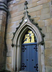 Side door - Blackburn Cathedral.