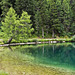 The mirrored of nature in the Sankt Moritz lake, Switzerland