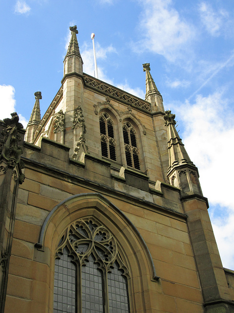 Parish church tower....Blackburn Cathedral.