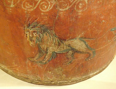 Detail of the Roman Scutum from Dura-Europos in the Yale University Art Gallery, October 2013