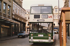 Yorkshire Rider 7221 (XBU 17S) in Halifax – 11 Sep 1988 (74-35)