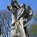 margravine hammersmith cemetery, london 1897 angel/cross tomb of sarah whowall, fulham, c19, cemy.