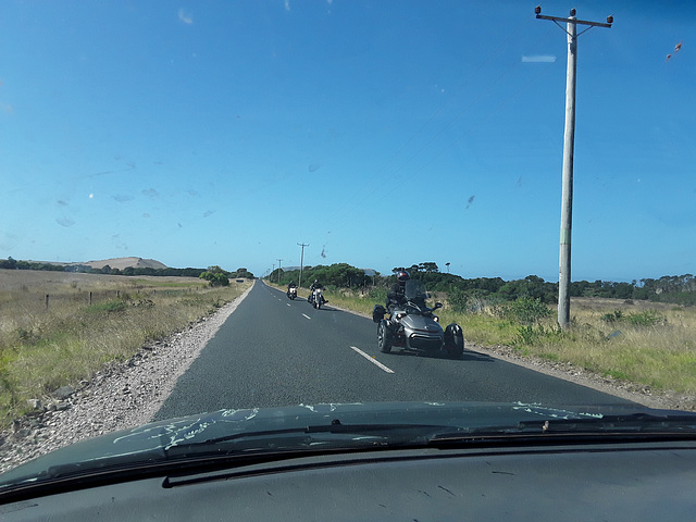 lots of motorcycles in Tassie