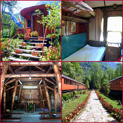 "Il treno dei bimbi" - Un villaggio per campeggiare all'interno di vecchi vagoni (Osso - VB)