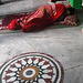 Sleeping in a dargah