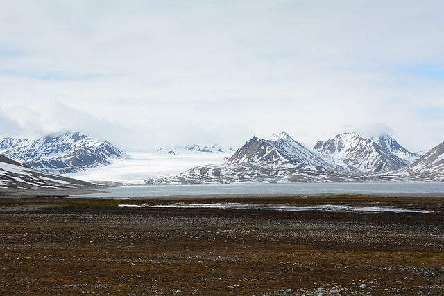 Svalbard, Northern Coast of Isfjørden, Low Tide