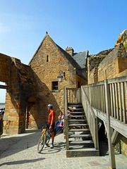 Der Zaun in Mont Saint Michel Der Zaun in Mont Saint Michel