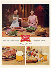 Miller Beer Ad, c1960