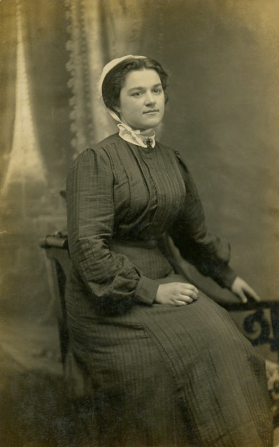 Edna Good Seated on a Chair