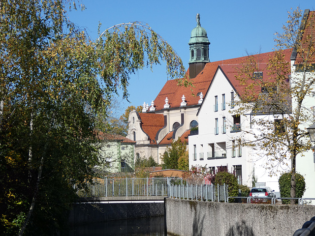 Blick zur Basilika St. Anna