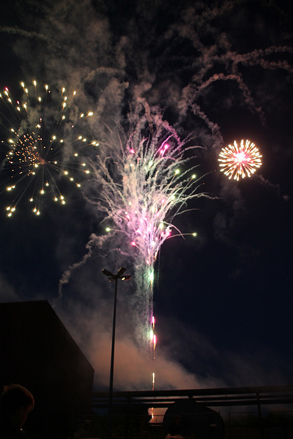 Feuerwerk auf der Zeche Heinrich Robert während der ExtraSchicht (Hamm-Wiescherhöfen) / 29.06.2019