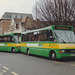 Cambus Limited 82 (GAZ 4382) and 81 (GAZ 4381) in Emmanuel Street, Cambridge – 15 Feb 1997 (344-22A)