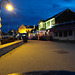 The Cobb Inn from Marine Parade, Lyme Regis